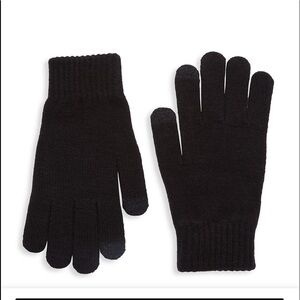 Fownes black knit PROTX2 gloves. Awesome holiday gift antimicrobial NWT OS
C